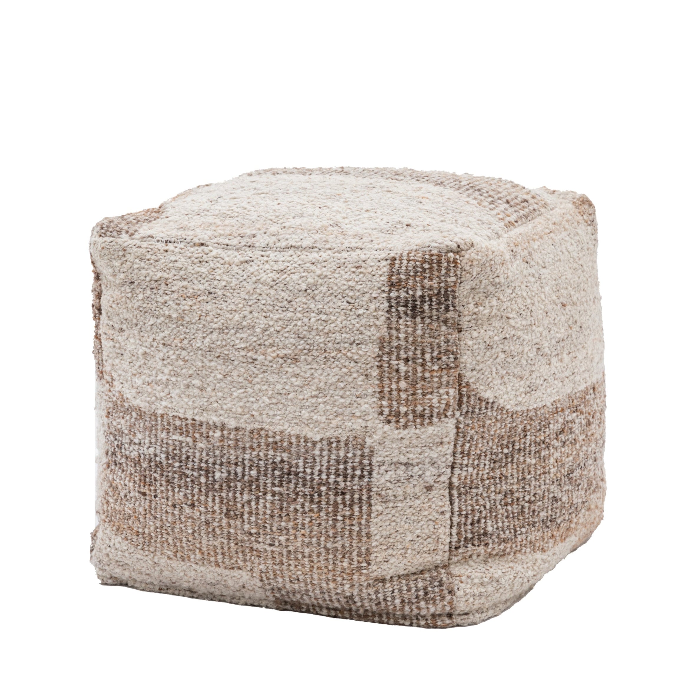Herning Tonal Natural Pouffe